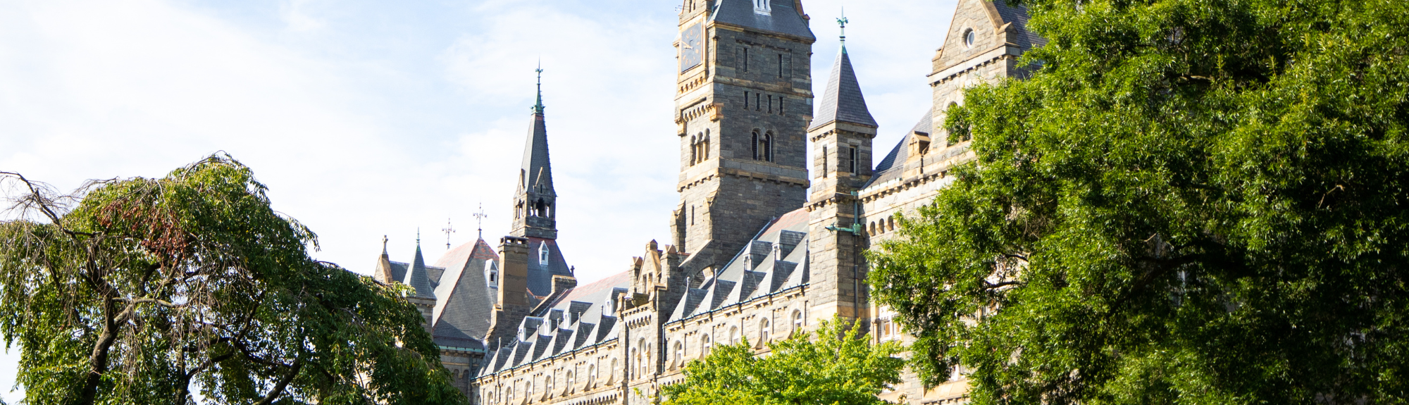 Photo of Healy Hall shot from Healy lawn